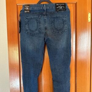 True Religion Jennie Curvy Mid Rise Skinny Jeans